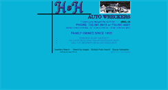 Desktop Screenshot of handhautowreckers.com